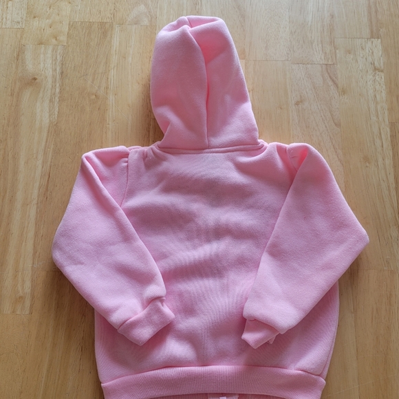 NWOT Little Lindsay pink 18m zip hoodie - Picture 4 of 4